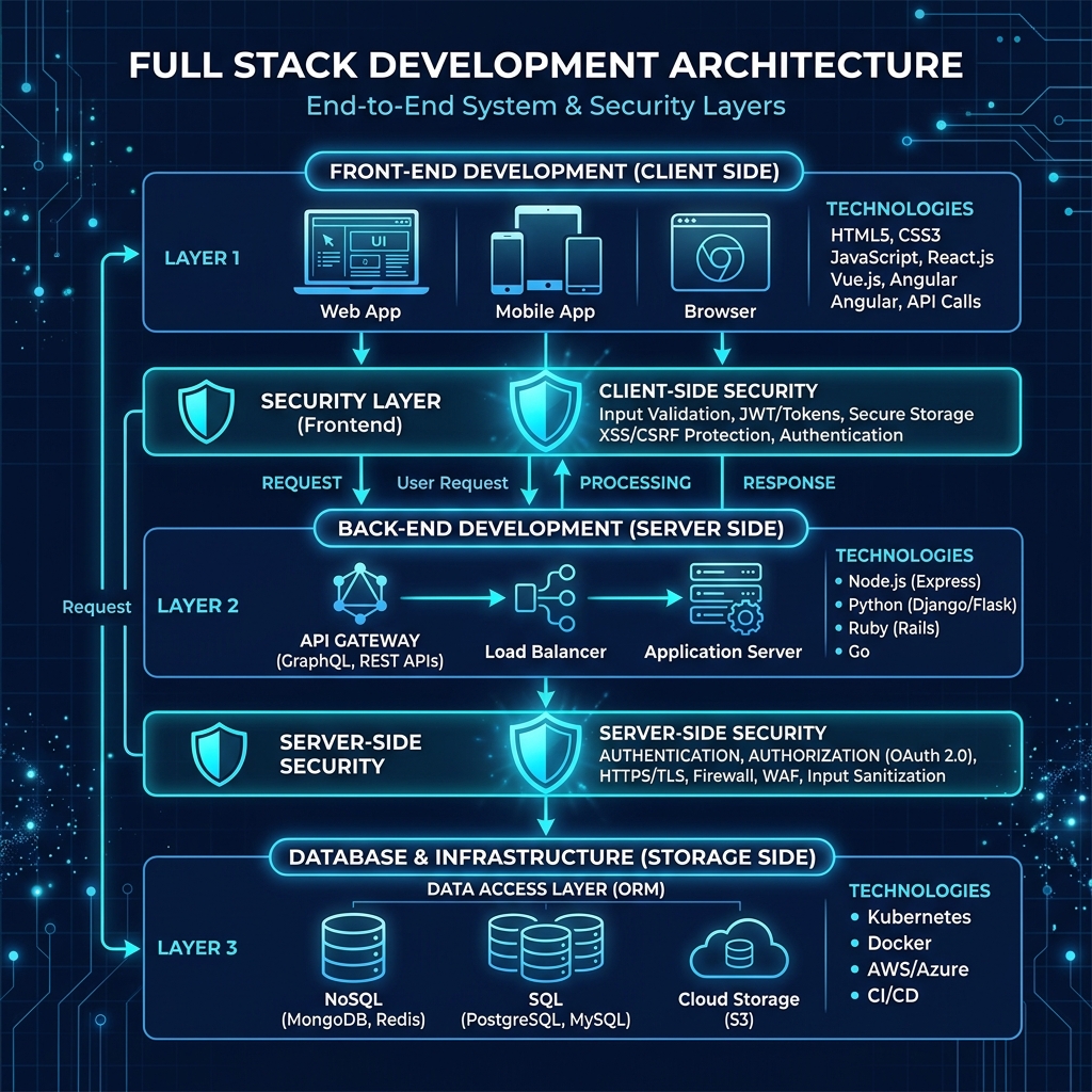 My journey as a cybersecurity student learning full stack web development