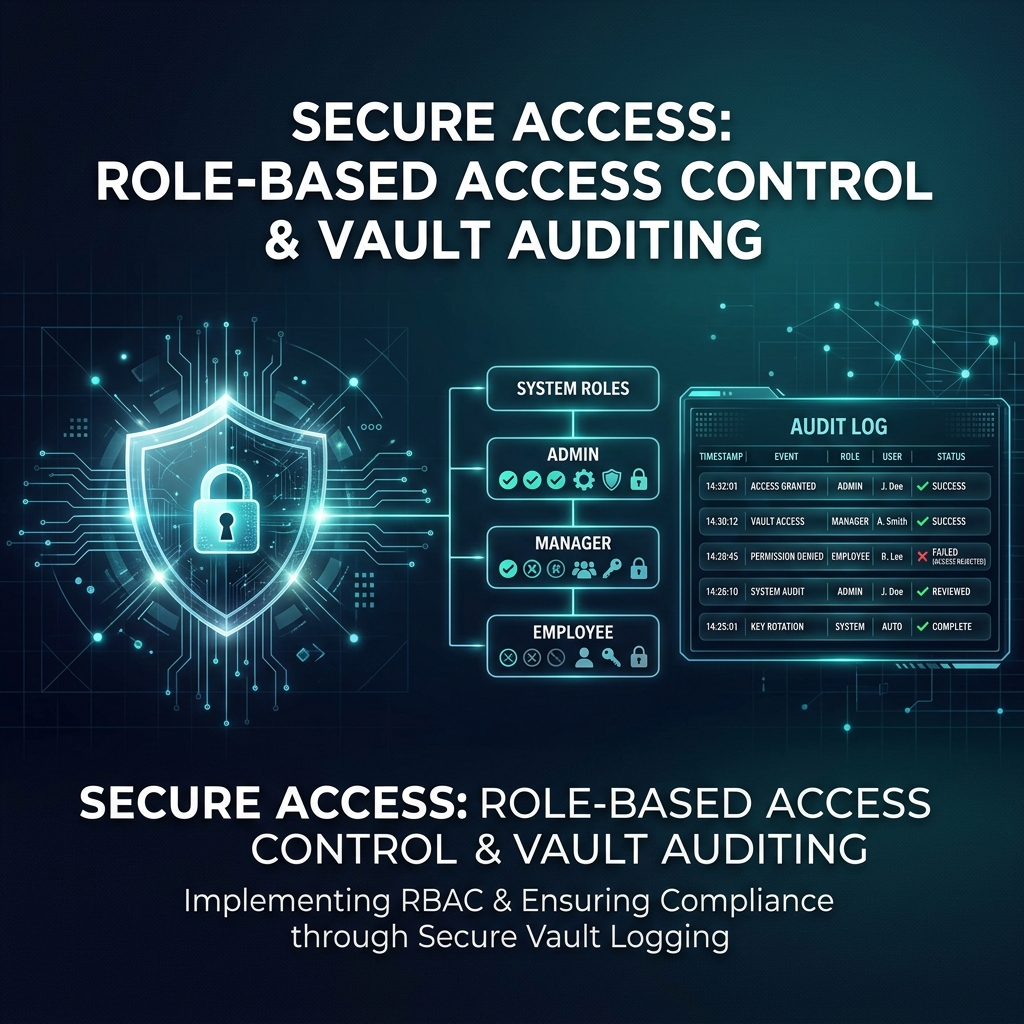 Building AegisGuard — Role-based Access Control and Secure Vault Auditing system with cybersecurity concepts