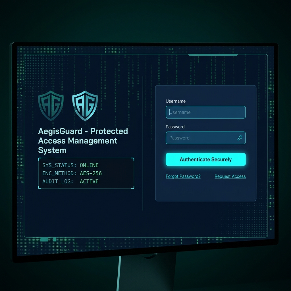 AegisGuard — Role-based Access Control & Secure Vault Auditing System with Admin, Manager, Employee roles